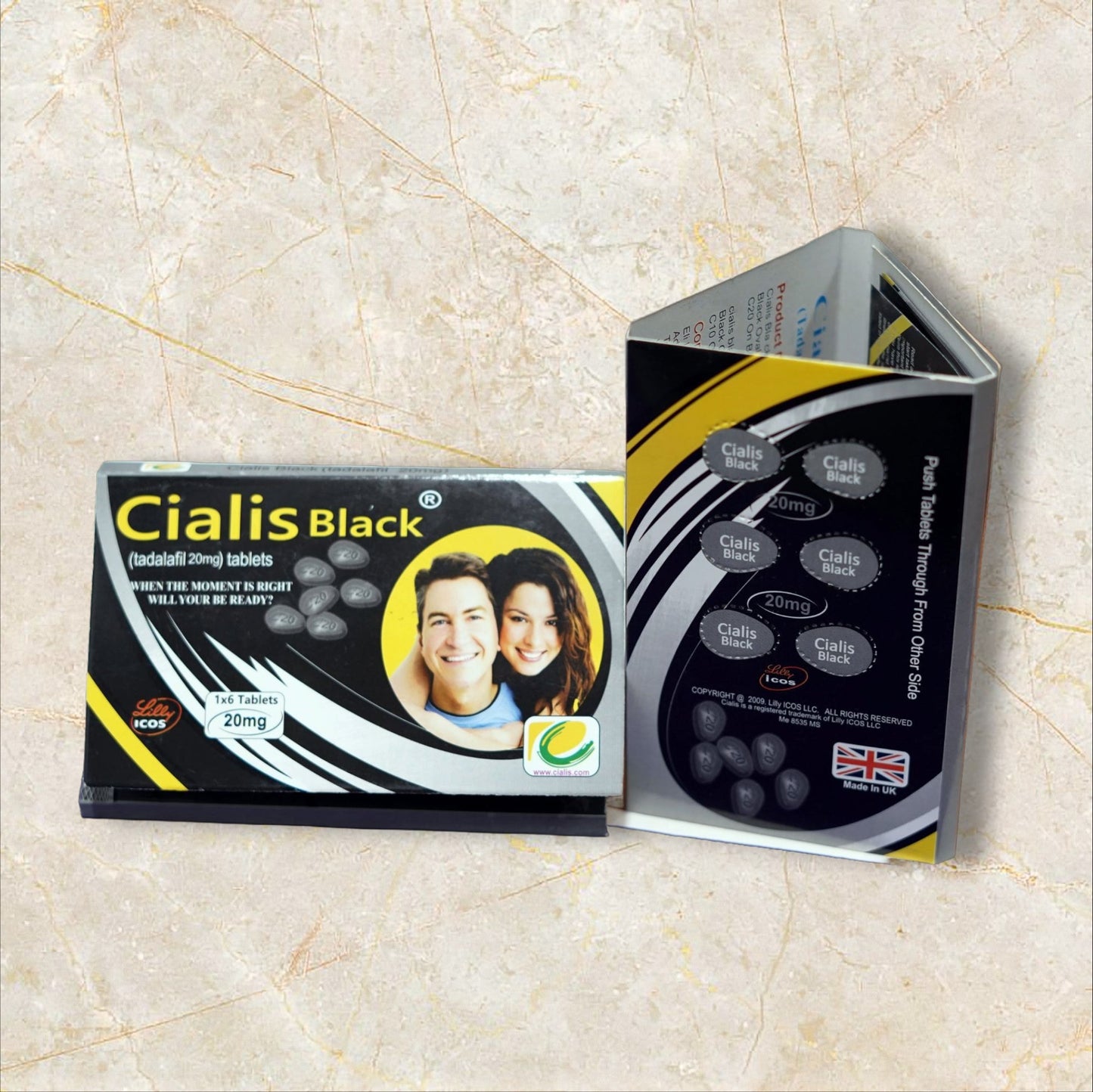Ci@lis Black 20mg - 6 Tablets in a pack
