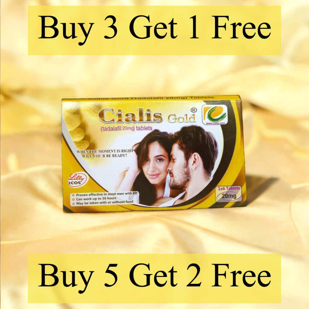 Gold 20mg - 6 Tablets in a pack