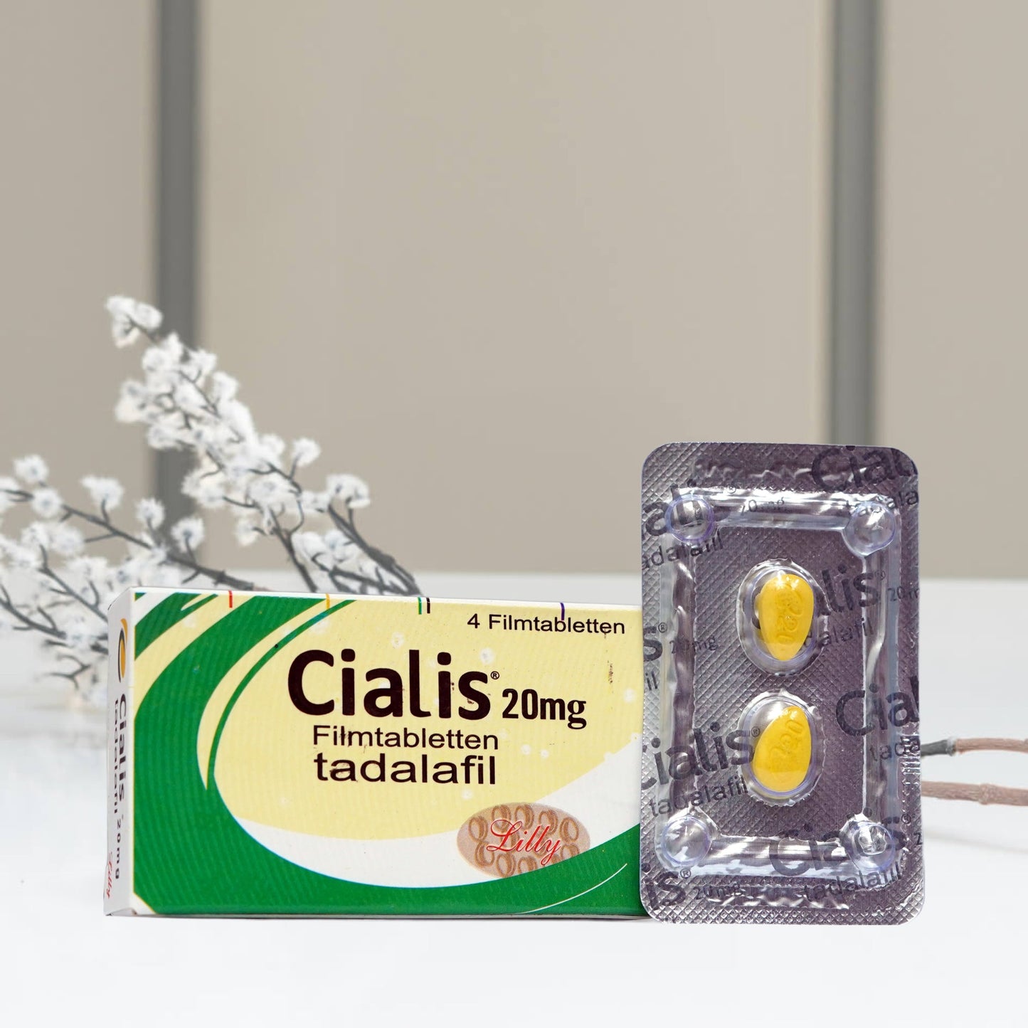 Ci@lis 20mg - 4 Tablets Pack-Spain