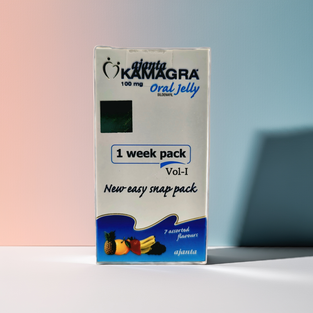 Original Kamagra Flavored Jelly 100mg Silden@fil | 7 Sachets