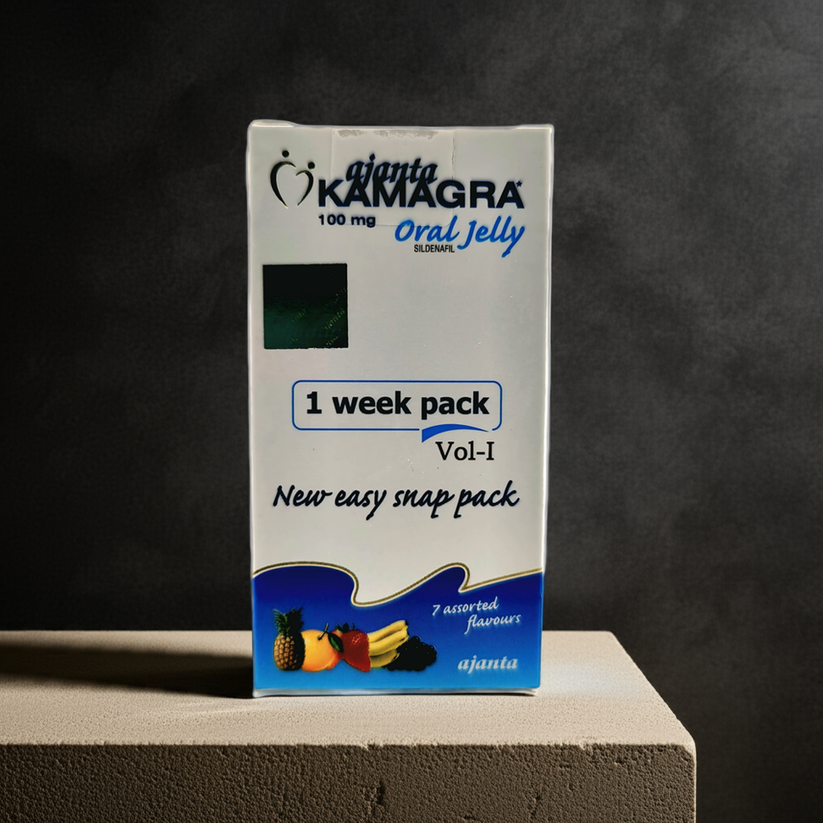 Original Kamagra Flavored Jelly 100mg Silden@fil | 7 Sachets
