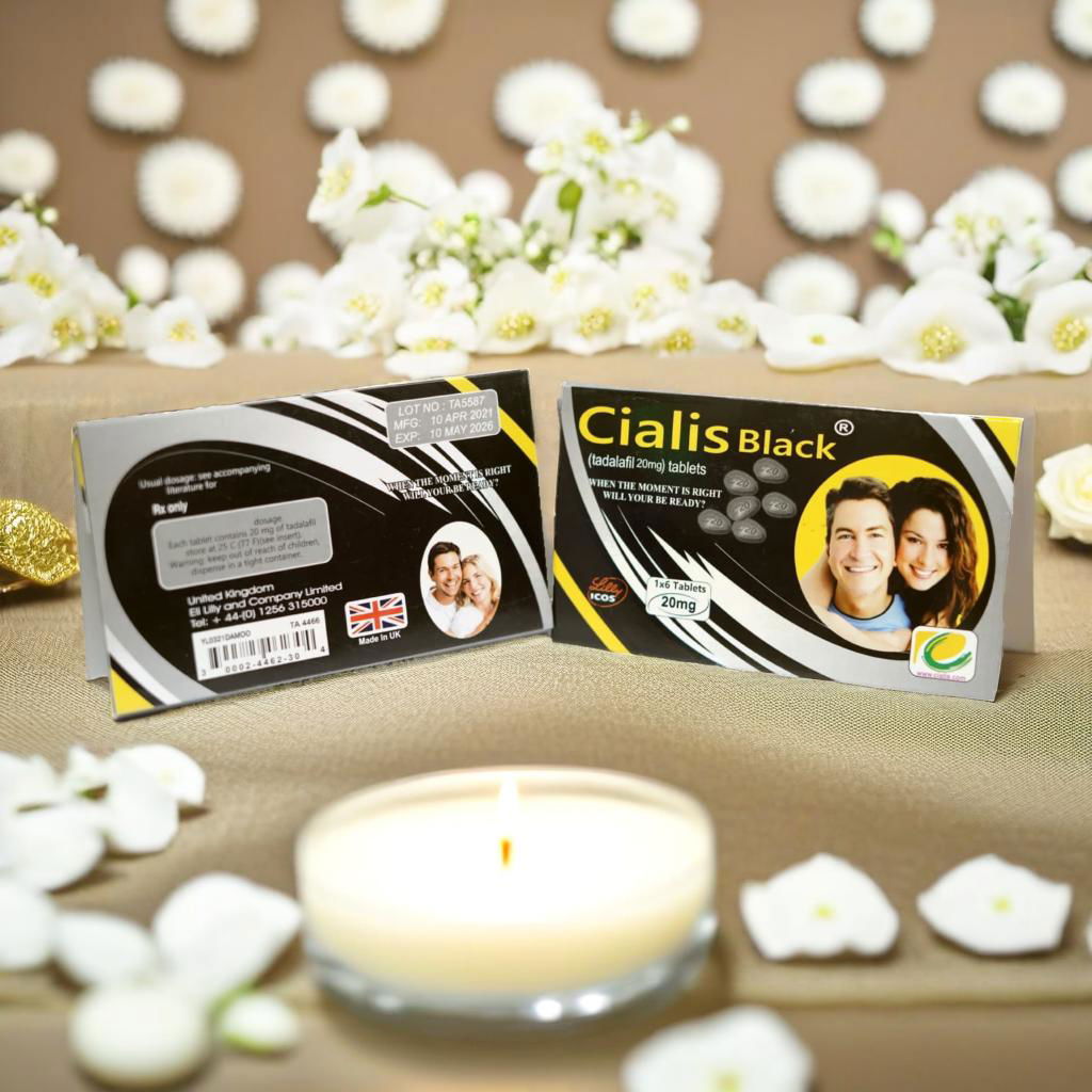 Ci@lis Black 20mg - 6 Tablets in a pack
