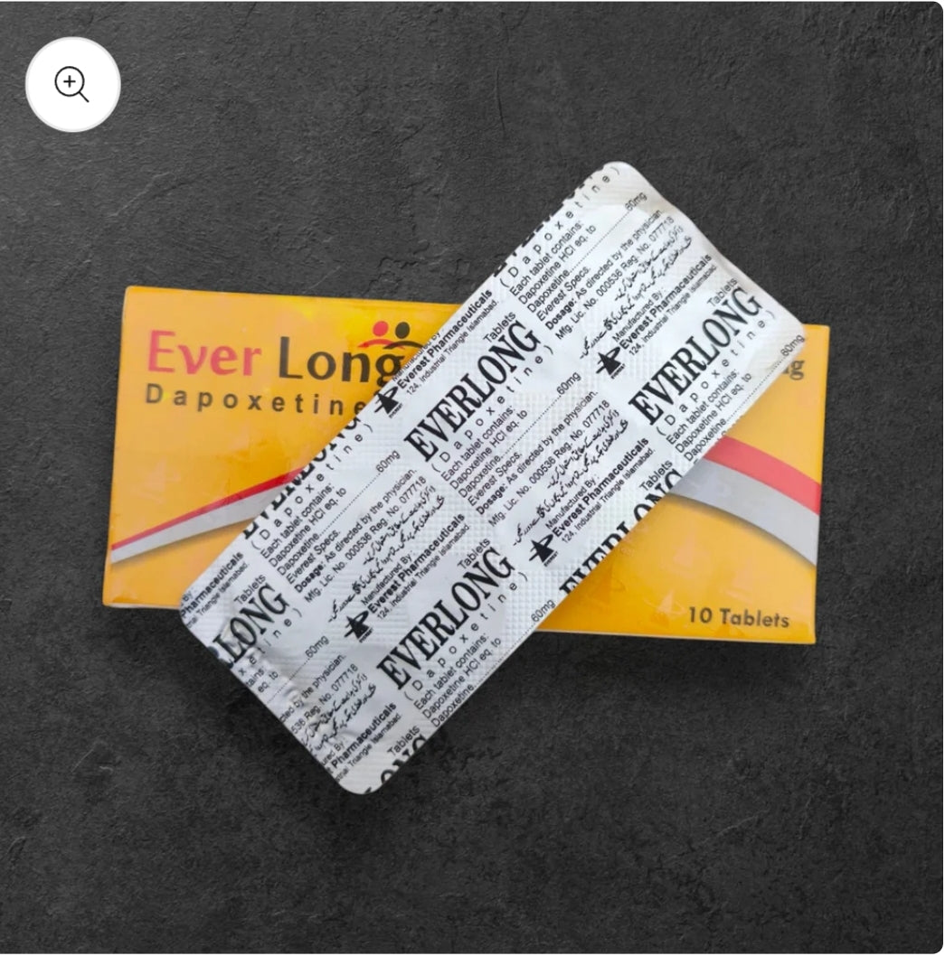 Everlong 60mg Tablets – Advanced Formula for Enhanced Control & Stamina