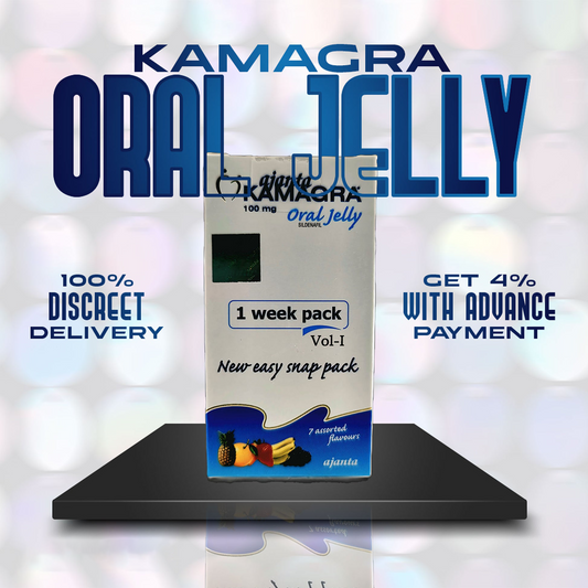 Original Kamagra Flavored Jelly 100mg Silden@fil | 7 Sachets